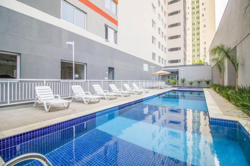 Novo Studio Zafira Metro Bras C/ Piscina Sao Paulo Exterior photo